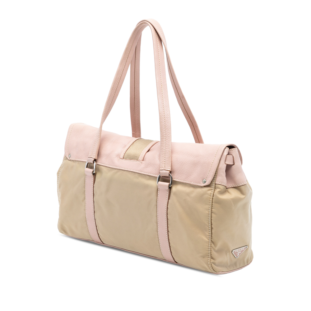 Pre-Loved Prada Vitello Trimmed Tessuto Shoulder Bag - Picture 2 of 6